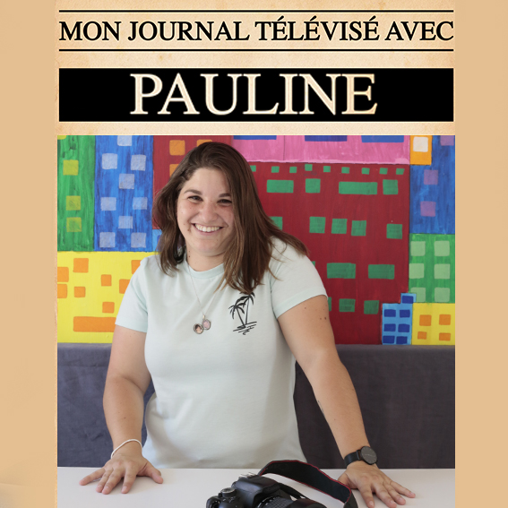 Mon journal télévisé avec Pauline